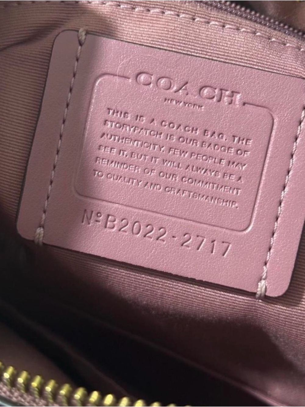 COACH Pink Floral Signature Canvas Satchel with Rose Trim - Picture 8 of 8